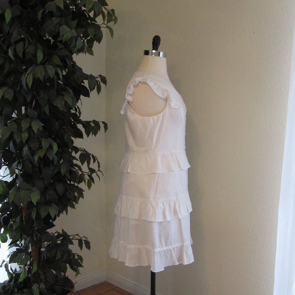 Gal Meets Glam Anna Ruffle Tiered Mini Dress NWT - Picture 9 of 12